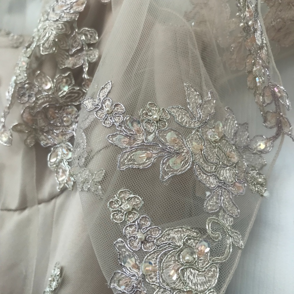 Custom Sequin Gown - image 6